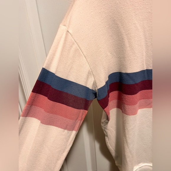 Spiritual Gangster Incredibly Soft Striped Crewneck Sweater Sz S - Picture 9 of 12